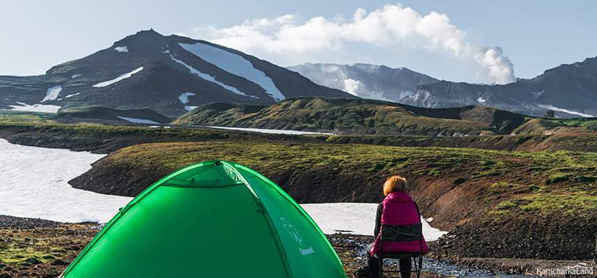 volcano camping