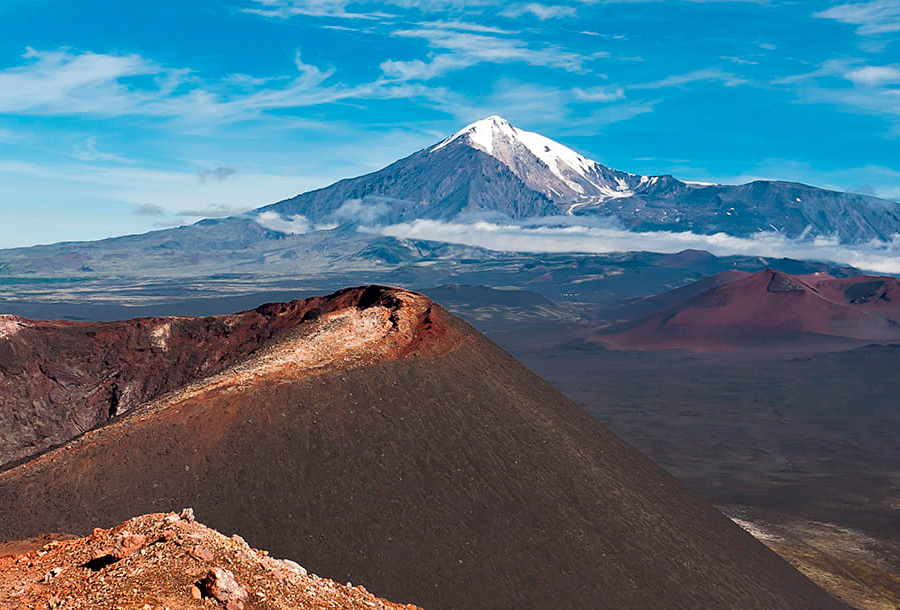 volcanoes of Kamchatka.