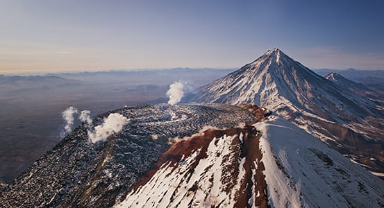 Avachinsky volcano.