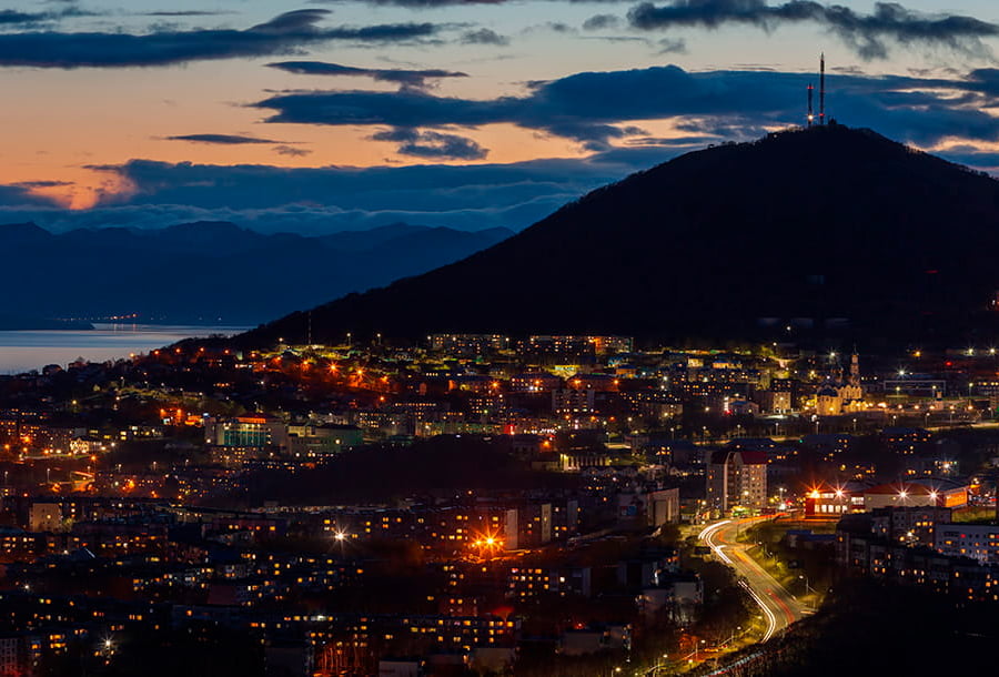 Cities of Kamchatka.