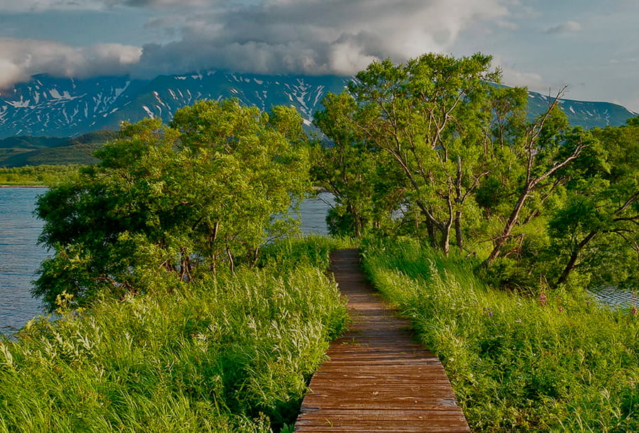 Sights in the south of Kamchatka.