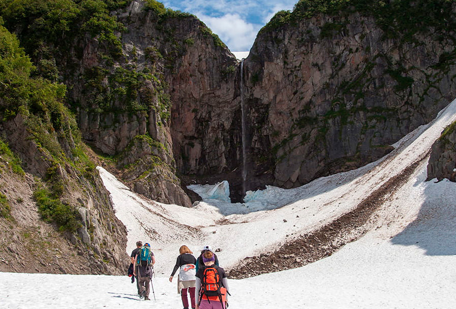 Waterfalls of Kamchatka.