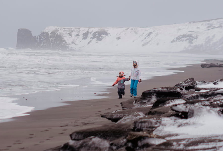 Winter in Kamchatka.