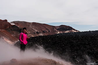 solidified lava