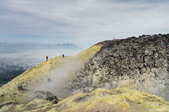 sulphur deposits