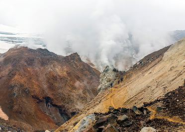 volcano smoke