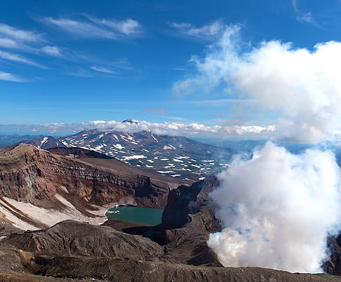 excursion to Gorely volcano