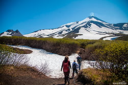 to the foot of Avacha volcano without climbing