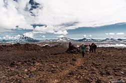 easy ascent to Gorely volcano