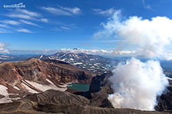 craters of Gorely volcano