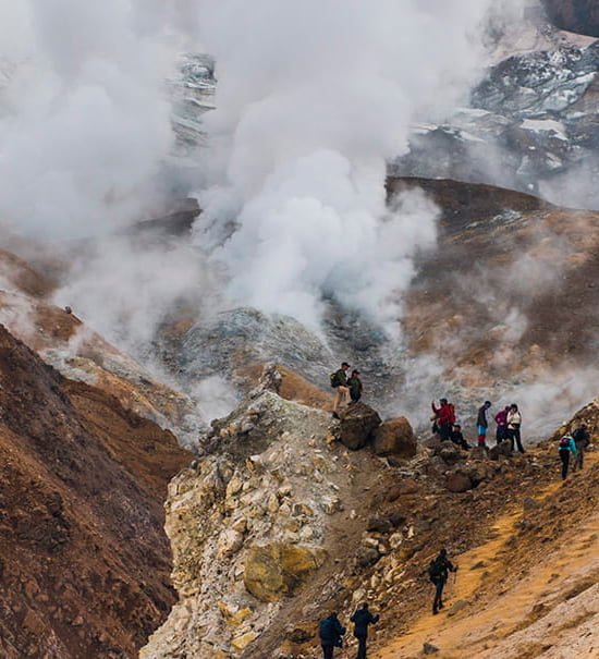 Mutnovsky volcano excursion in Kamchatka