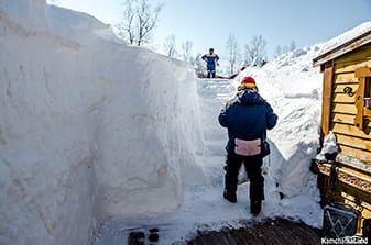 tour to Nalychevo in winter