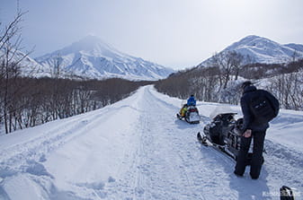 snowmobile trips to southern volcanoes