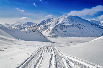 snowmobile trail