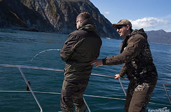 Sea fishing in Kamchatka