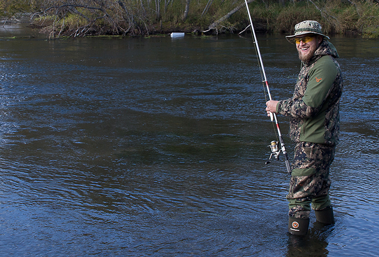 Fishing in Kamchatka