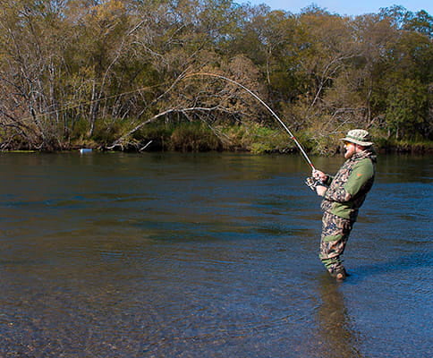 Fishing in Kamchatka