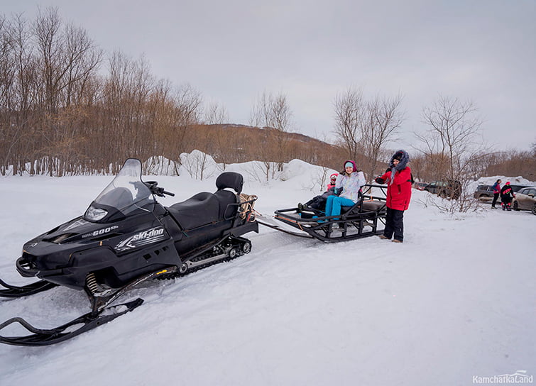 Snowy Kamchatka tour.