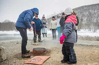 hot springs in Kamchatka