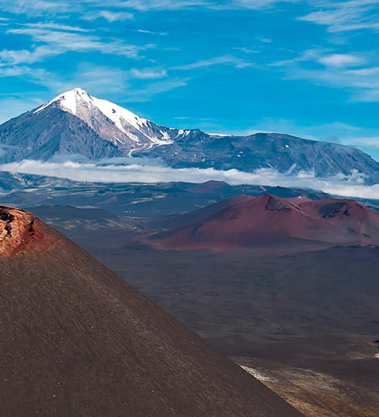 Ascent to Tolbachik vocano