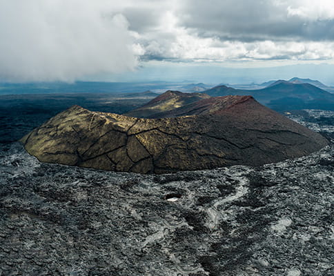 Ascent to Tolbachik vocano