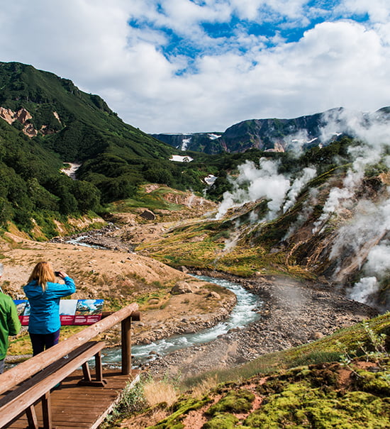 excursion to the Valley of Geysers in Kamchatka