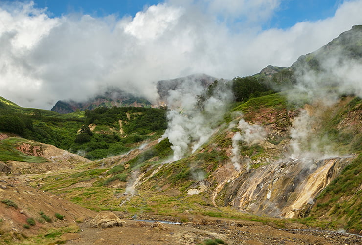 Helicopter trip to the Valley of Geysers