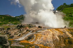 geyser eruption