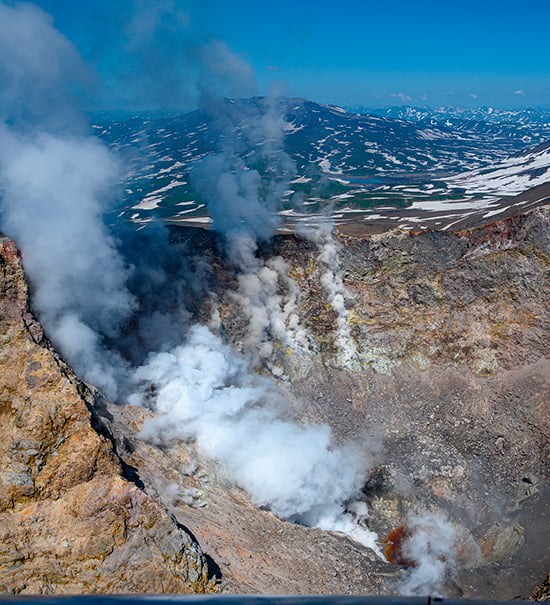 Volcano overflights