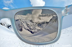 Kamchatka's active volcanoes in winter