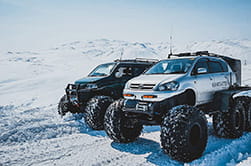 jeep tour in Kamchatka in winter