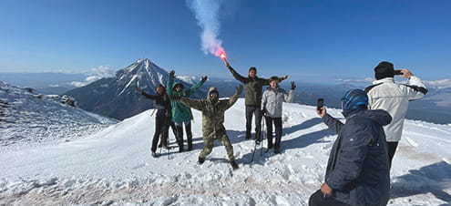 holiday in Kamchatka.